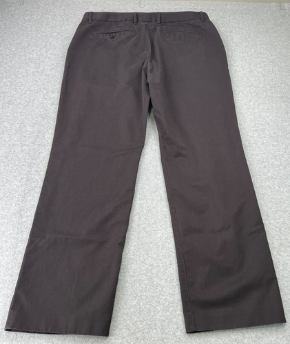 Bonobos Tuesday Straight Leg Dress Pants 35x30 Stretch Brown Workwear Classic - Picture 5 of 15
