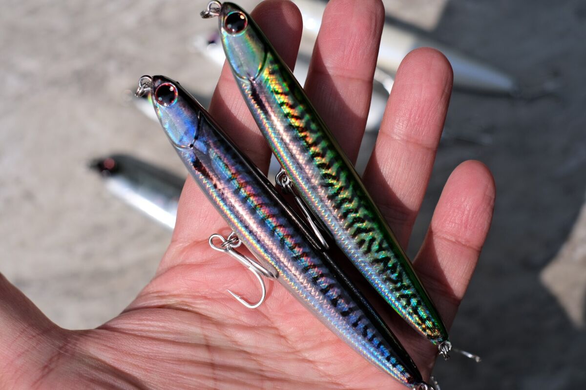 momolures - Salty Skimmer 110mm 14g bass lures topwater pencil bait sea  fishing