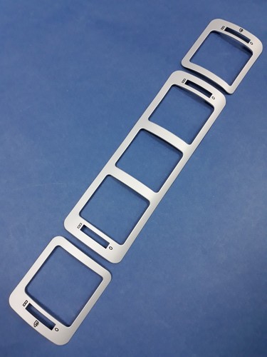 3 PIEZAS MARCOS DE VENTILACIÓN DE AIRE DE ACERO INOXIDABLE PLATEADO PARA MERCEDES BENZ W163 ML 1996-2005 - Imagen 1 de 6