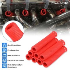 8pcs 2500 Spark Plug Wire Boots Heat Shield Protector Sleeve Cover For Sbc Bbc 8pcs 2500 Spark Plug Wire Boots Heat Shield Protector Sleeve Cover For Sbc Bbc