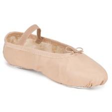 Ballettschläppchen Ballettschuhe 106/107 (Leder, ganze Sohle, Größe 25-46)