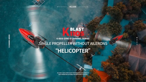 Wltoys XK K110S 6CH 3D 6G System Single Paddle Brushless RC Helicopter Aircraft - Picture 2 of 18
