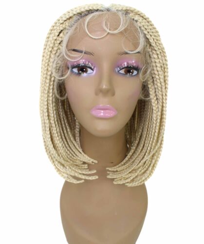 LUXLUXE Tiara gerade 12 Zoll lang 4X4 handgebundene Spitze geflochtene Perücke, BLB-0140 - Bild 80 von 128