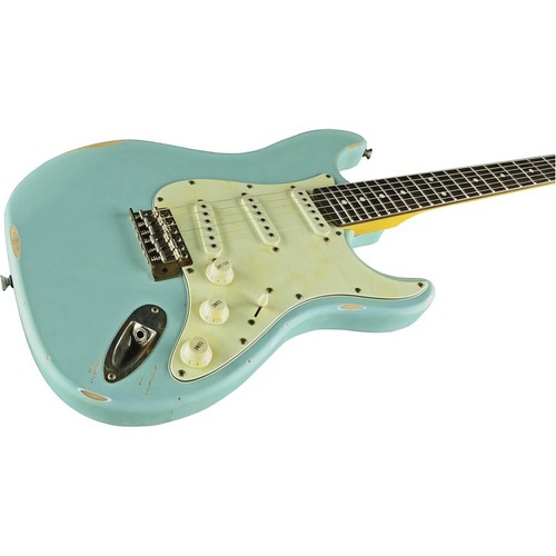Eko S-300 Relic Daphne Blue Chitarra Elettrica Celeste - Foto 8 di 9