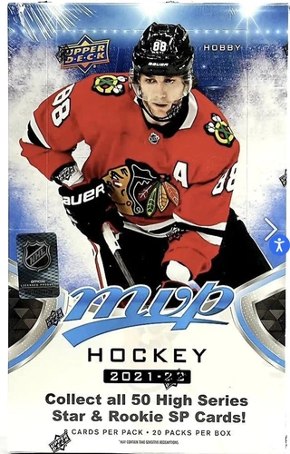 2021/22 Upper Deck MVP Hockey Hobby Box FACTORY SEALED Steve's Cards NH.