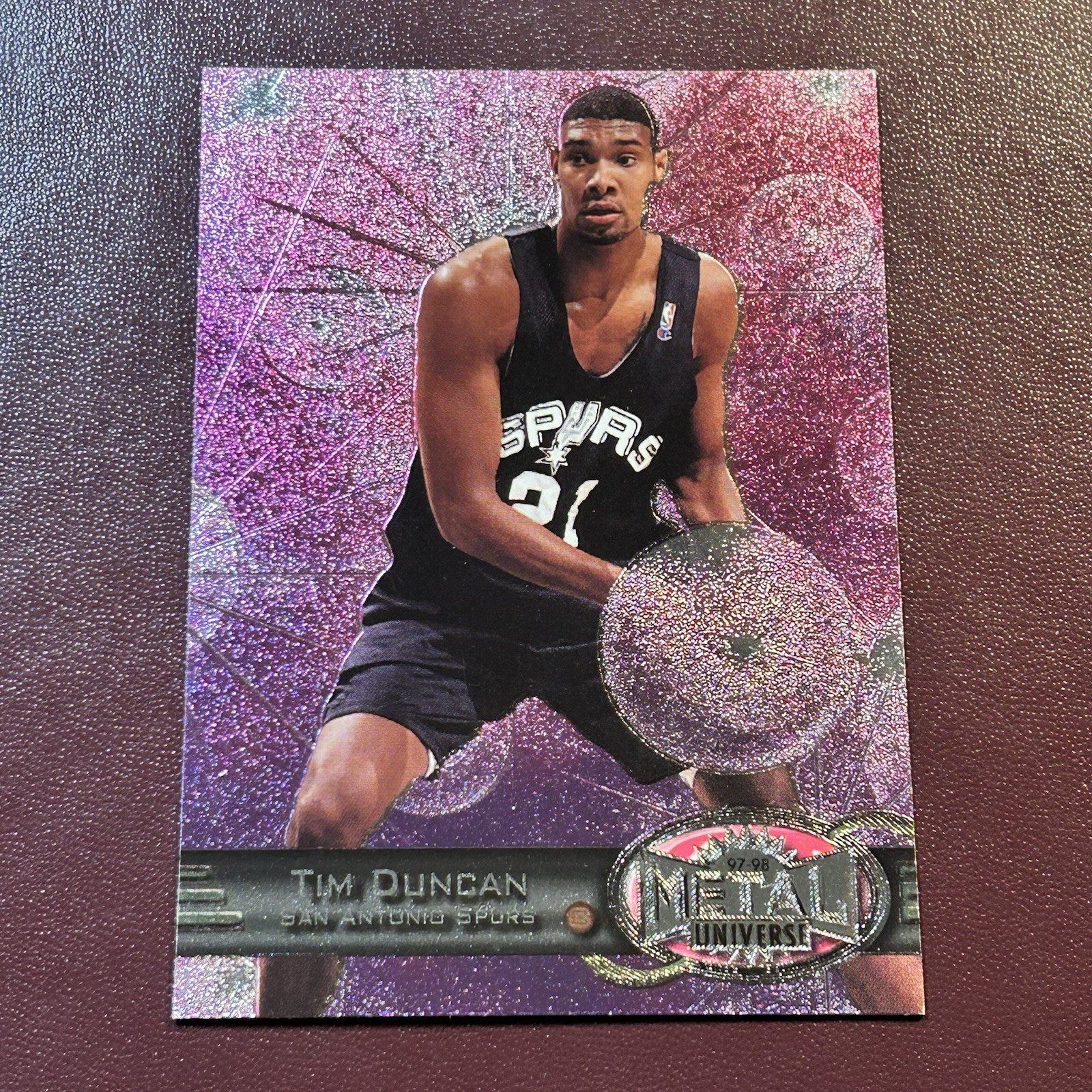 Tim Duncan 1997 Metal Universe #66 Base Price Guide - Sports Card