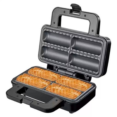 Home Hot Dog Maker Breakfast Sausage Grill Ham Sausage Machine Grill and Pan