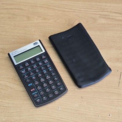 HP 10BII Finanzrechner Hewlett Packard mit Etui funktioniert
