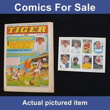 Tiger & Jag comic 14 February 1970 & RARE free gift (LOT#14920)
