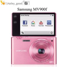 Samsung MV900f Digital Camera 16.1 MP Tiltable Screen Touch Screen Pink Tested