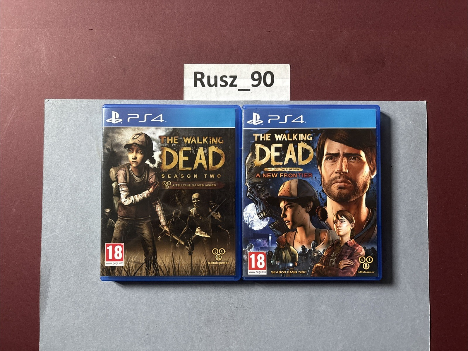 The Walking Dead Season 2 & A New Frontier PS4/5 Games Bundle/Joblot EXC COND