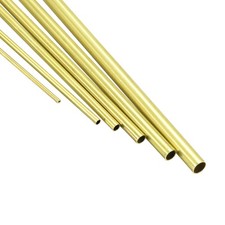 6x Round Pipe Brass Tube1/1.5/2/2.5/3/3.5mm OD 0.2mm Wall Thickness 300mm Length