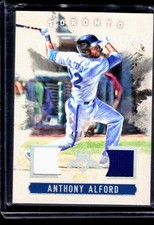 1-2017 Diamond Kings DK Materials Holo Silver Anthony Alford Blue Jays 47/99