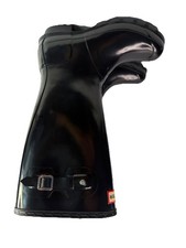 Hunter Original Rain Boots Womens Tall Black Gloss 23616 Size 6 Waterproof