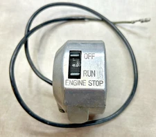 Suzuki OEM Kill Switch RH Throttle Housing Assembly  Top HALF with switch good