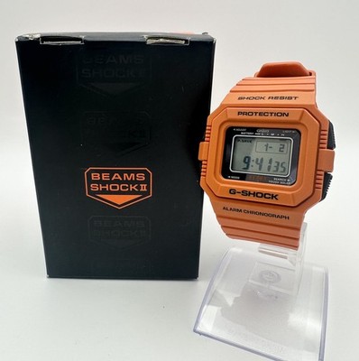 BEAMS × CASIO G-SHOCK G-5500BE Limited Edition Orange Japan Model