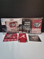 Alabama Crimson Tide Fan Kit 5-Set 28"x40" Banner, Flag, Bandana Emblem, Can...