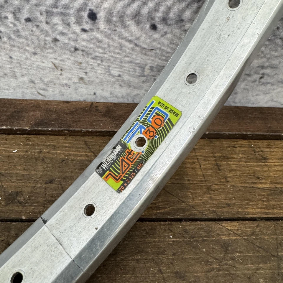 Llanta vintage Weinmann ZAC30 20 X 2.125 BMX plateada GT 36H aleación EE. UU. 406 Foto 2 de 4