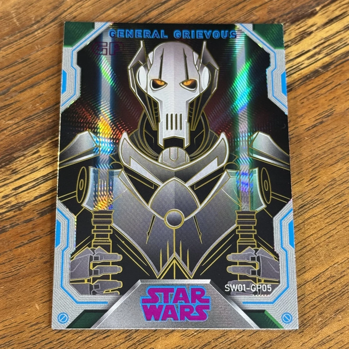 Topps General Grievous Star Wars Collectable Trading Cards for