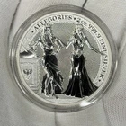 2020 Germania 10 Mark Allegories Italia 2oz .999 Silver Round OGP COA