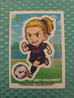 #ad 2025 NWSL Parkside Volume 1 Chibi Stickers Abby Dahlkemper $1.79