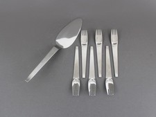 MORINOX by CARL AUBOCK 2060 flatware, Vintage 1950s, Stainless steel cake set