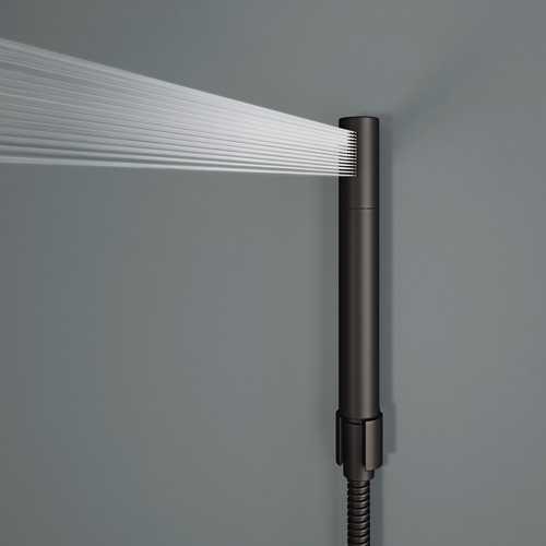 Vigo VG08016 Gardenia 39" x 4" W 2-Jet Retrofit Shower - Black - 第 4/12 張圖片