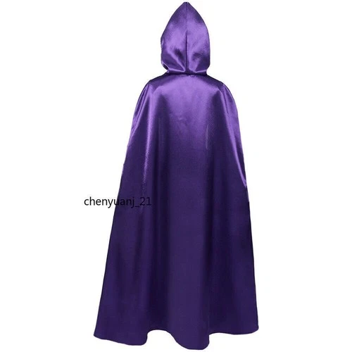 Teen Titans Raven Cosplay Costume Bodysuit Cloak Jumpsuits Halloween costume UK# - Picture 73 of 79