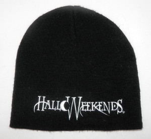 Cedar Point Haunt HalloWeekends Knit Beanie Hat Cap Black Halloween Adult