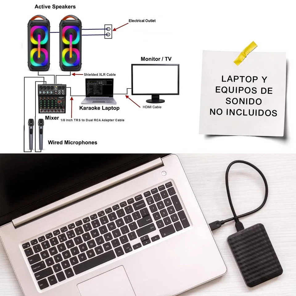 45,000 All times Real and High Quality ENGLISH & SPANISH KARAOKE songs - Image 4 of 4