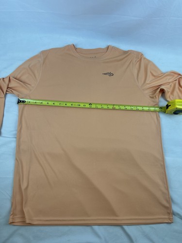 Reel Life Mens UV Tee Shirt XL Sun Defender Octopus Peach Tamano Lightweight - Picture 14 of 22