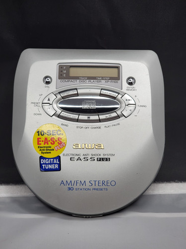 Aiwa XP-R100 Portable CD Player AM/FM Stereo EASS Plus - Tested Working - Picture 1 of 10