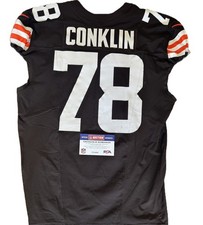 Jack Conklin GAME WORN 10/05/25 PHOTO MATCHED📸 Browns Nike NFL Jersey v Vikings
