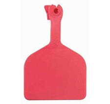 Z Feedlot Cattle Cow Blank Ear Tags RED 50 Count Identification Livestock