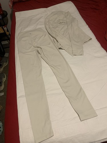 Set giacca e pantaloni allineati Lululemon Define avorio cerniera nuovo con etichetta taglia 2 - Foto 2 di 9