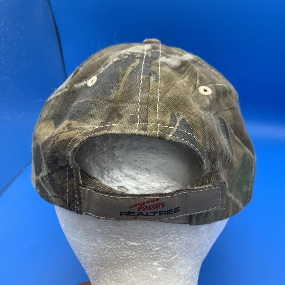 Chevrolet Car Logo Cap Adjustable Hat Official License Camo Green Real Tree - Image 4 of 4