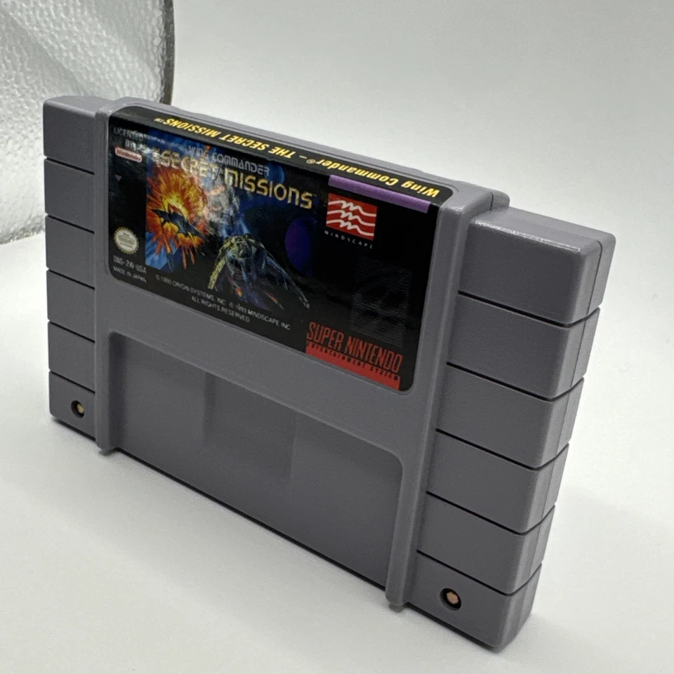 Wing Commander SNES Minty Cart. Free Ship. Free Returns. - Image 2 of 4