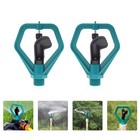 2Pcs Automatic Garden Sprinkler Lawn Irrigation Sprinkler for Watering