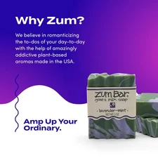 Zum Bar Goats Milk Soap Lavender Mint 3 oz