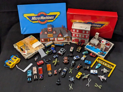 Vintage Galoob Micro Machines Lot! City Scenes! Minirama! Insiders