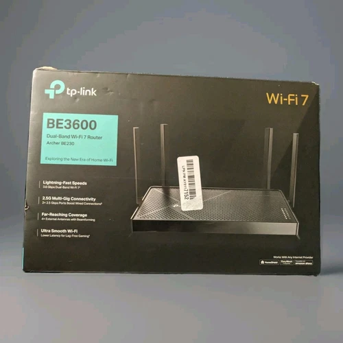 TP-Link Archer BE230 BE3600 Dual-Band WiFi 7 Router 2.5Gbps  Tested