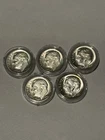 LOT OF (5) 1949-S, 56-D, 58-P, 61-P, 64-P Roosevelt Dime Silver BU/UNC Coins