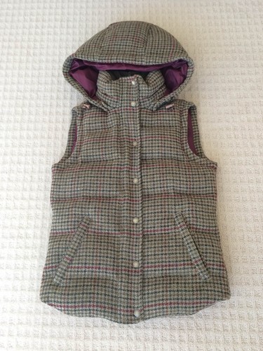 Penfield Outback Vest Gilet 'Black Bear' - Made in England Shetland Moon Tweed S