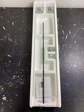 ICO Bath V62765 Volkano Crater 20-1/2" Glass Bathroom Shelf - Matte Black