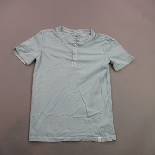 Tommy Bahama Shirt Boys Large Short Sleeve Casual Henley Lightweight Outdoors