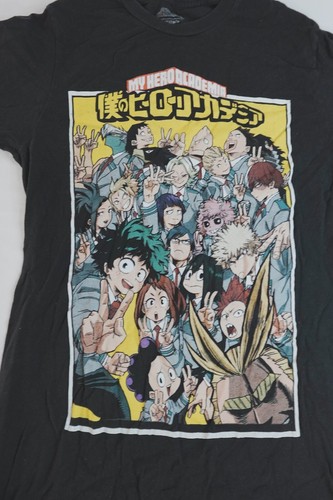 Maglietta My Hero Academia Small Funimation Uomo Gruppo Selfie Segno di Pace - Foto 2 di 4