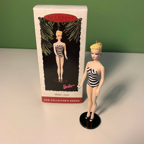 Barbie Doll Debut 1959 Hallmark Keepsake Ornament First In Series