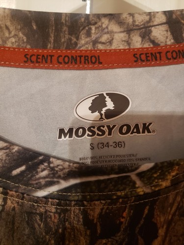 Mossy Oak Camo Shirt Scent Control Mens Sz Small - Picture 5 of 5
