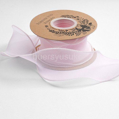 Wave Fischschwanz Rüsche durchsichtig Chiffon Organza Band matt - 6 cm*9M Rolle - Bild 5 von 29