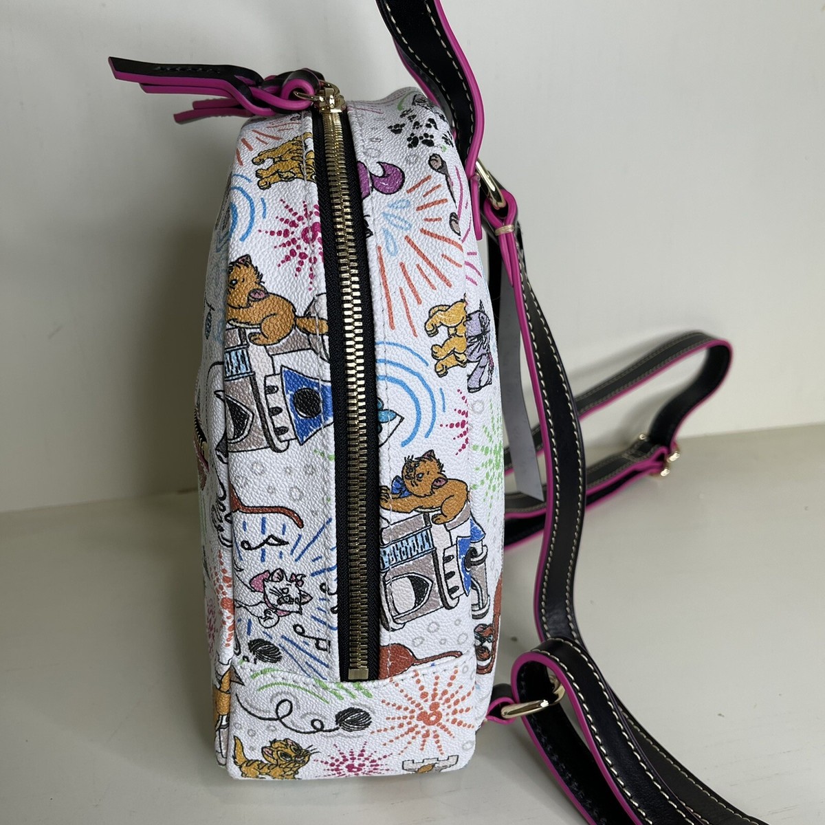 Dooney & Bourke Multicolor Cat Print Backpack Dooney & Bourke Disney  main image 4